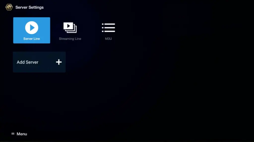 BuzzTV Add Server button
